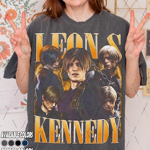 Limited Comfort Colors Leon Kennedy T-Shirt, Fans Games T-Shirt, Gift For Women and Man Unisex T-Shirt