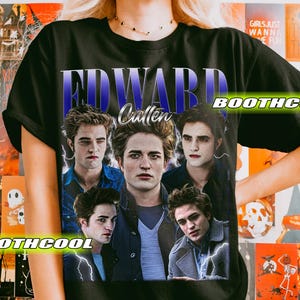 Limited Edward Cullen Vintage T-Shirt, Fan Tee Graphic T Shirt, Gift For Women and Man Unisex T-Shirt