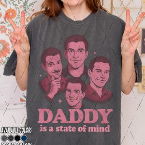 Limited Comfort Colors Pedro Pascal Vintage T-Shirt, Daddy is a state of Mind T-Shirt, Gift For Women and Man Unisex Shirt
