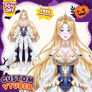 Custom Live2D VTuber Avatar | Anime Character Design | VTuber Model