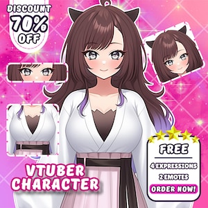 Vtuber-personage, Vtuber-tuigage, Vtuber Live2D-model voor commercieel gebruik, aangepaste Vtuber, Vtuber, Vtuber-model, Vtuber-kunst, Live2D-model