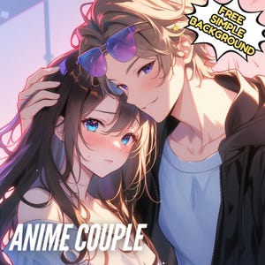 Casal de anime PFP, PFP personalizado, Casal de anime personalizado, Casal de anime, Comissão de casal de anime, Casal de avatar, Anime, Arte de anime, Personagem de anime