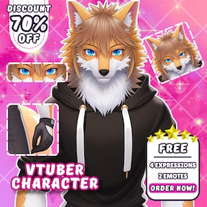 Vtuber-model harig, Live2D-model harig, aangepast harig Vtuber-model, aangepast harig, aangepast Vtuber-ontwerp, Vtuber-model, harige Vtuber, harige kunst