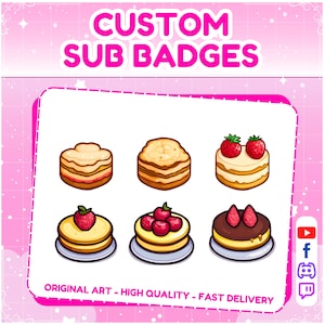Benutzerdefinierte Twitch Badges, Twitch Sub Badges für Ihr Twitch, benutzerdefinierte Twitch Sub Badges, Twitch Badges, Sub Badges, Channel Point, Kick Badges