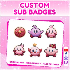 Benutzerdefinierte Twitch Badges, Twitch Sub Badges für Ihr Twitch, benutzerdefinierte Twitch Sub Badges, Twitch Badges, Sub Badges, Channel Point, Kick Badges
