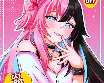 Custom Anime PFP | Personalized Profile Picture | Anime Avatar Commission | OC Portrait
