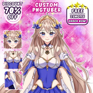 CUSTOM PNGTUBER | PNGtuber, PNGtuber Commissions, PNGtuber Character, PNGtuber for Streamer, PNGtuber Model, PNG Model, PNGtuber Anime