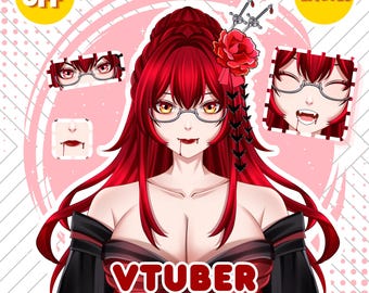 Custom Live2D Character for Streaming | Custom VTuber Model | Twitch Streamer Asset
