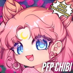 Custom Chibi PFP Illustration - Personalized Avatar Art, Cute Chibi Character Drawing, Digital Portrait for Social Media & Profile Picture