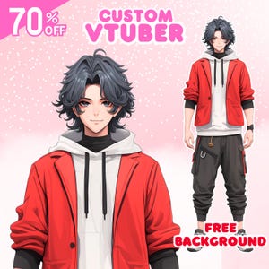 Benutzerdefinierte Vtuber für kommerzielle Nutzung, benutzerdefinierte Vtuber, Vtuber, Vtuber Modell, Vtuber Design, Vtuber Rigging, Vtuber Art, Live2D, Live2D Model