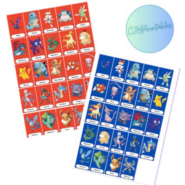 Guess Who Template - Etsy