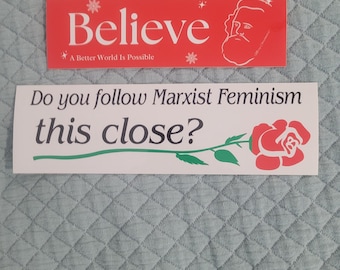 Volg je het marxistisch feminisme zo dichtbij + geloof je dat een betere wereld mogelijk is?