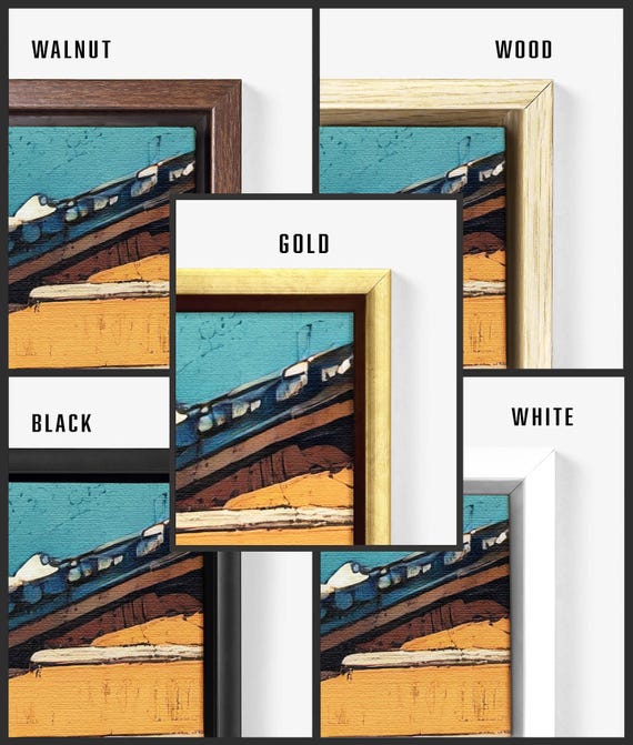 Framed Japanese Street View Canvas Print: Long Narrow Wall Art - Etsy