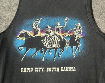 Vintage 1992 Sturgis Motorcycle Rally Tank Top Men's L Single Stitch Hem