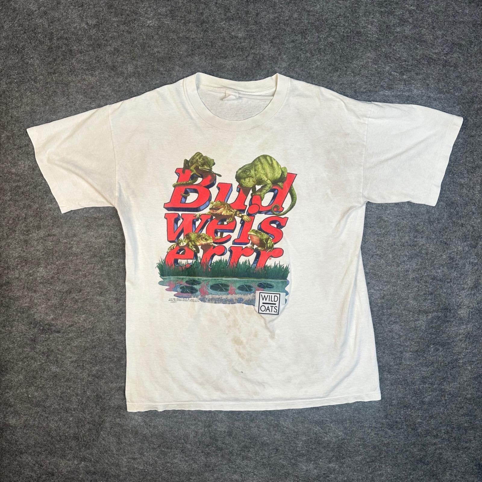 Budweiser Frog Shirt - Etsy