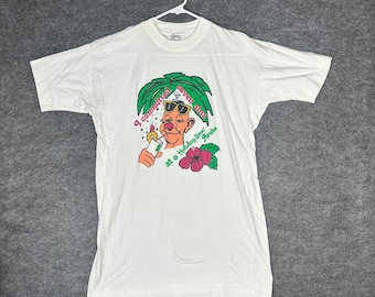 7 Sins at Holiday Inn Aruba Vintage Single Stich 70-80s T-Shirt Men's 46