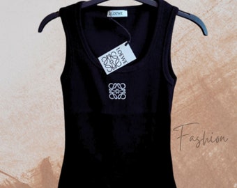 Women Luxury Black TankTop,