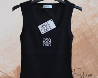 Women Luxury Black  TankTop,