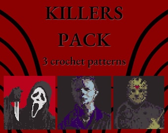 Killer Pack Crochet Tapestry Pattern PDFs