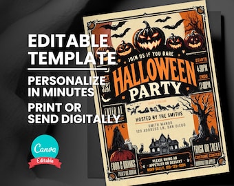 Inviti Deluxe Halloween 25 Pezzi Con Buste - Kit Festa Con Zucca, Fantasma, Mostro Per Bambini E Adulti - 3