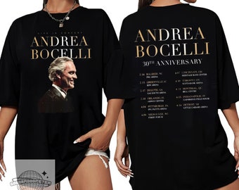 Andrea Bocelli 2024 Tour Shirt