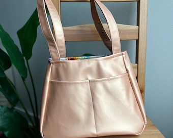 Peach Tote Bag