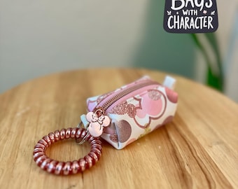 Rose Gold Pouch Keychain