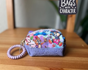 Chip and Dale Pouch Keychain