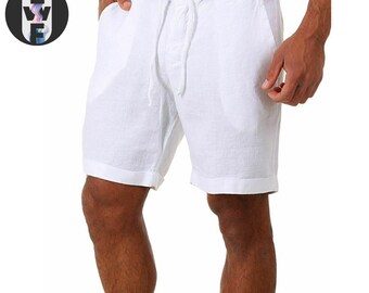 Breathable Linen Shorts | Men's Cotton Bottom-Wear | Comfortable Fitting Apparel for Men
