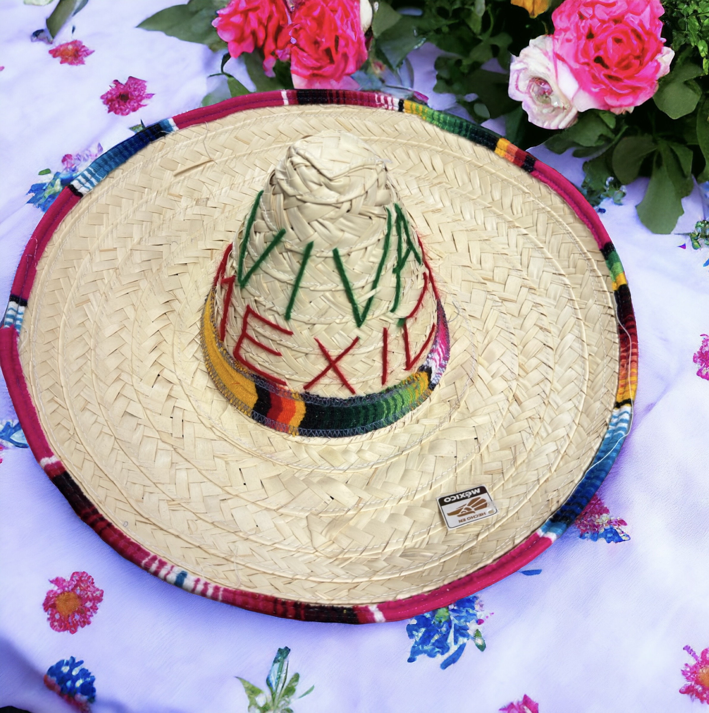 Sombrero Duro De Ala Completa Personalizado | Estampado Hidro MEXICAN AMERICAN UNITED | Pyramex