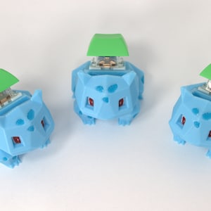 Bulbasaur 3-Pack 4 Color Keyboard Clicky Fidget | Stim Toy, Stress Relief, ADHD, ASMR