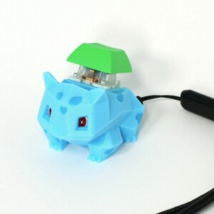 Bulbasaur with Lanyard Keyboard Clicky Fidget Full Color | Stim Toy, Stress Relief, ADHD, ASMR