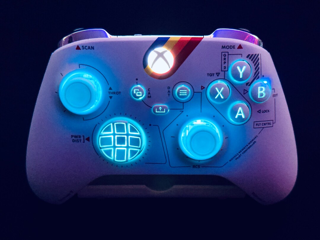 Custom Star-field Xbox Controller W/ LED Light Mod - Etsy