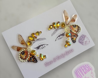 Honey Fairy Face Bling Side Eye Gems Stick On 2 Pack