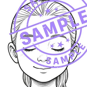 Plantilla PDF con 10 hojas diferentes para practicar pintura facial.