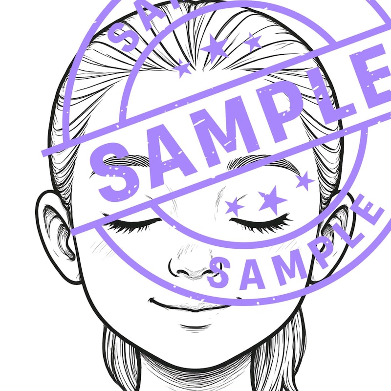 Face Paint Practice Sheet - Etsy