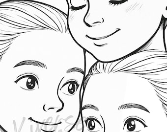 Face Paint Practice Sheet Template PDF