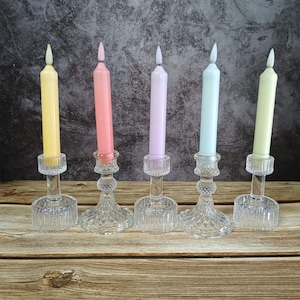 6.3 Inch Color LED Tape Candle, Flameless Candle, Decorative Candle, Battery Powered with Remote Control, Mother&#39;s Day Gift