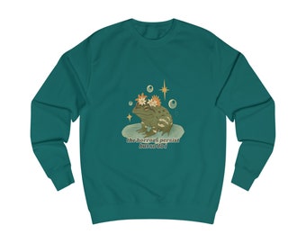 The Horrors Persist Frog Sweatshirt Funny Crewnecks Froggy Funny Cottage Core Frog Lover Frog Shirt Silly Gift Trendy