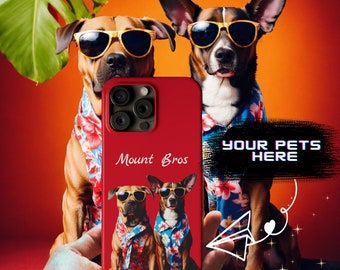 Funda personalizada para iPhone con foto de mascota, persona favorita, pareja o novia + nombre Funda personalizada / iPhone15/14/13/12/11 &+