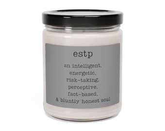 ESTP Sea salt and orchid Scented Soy Candle, 9oz