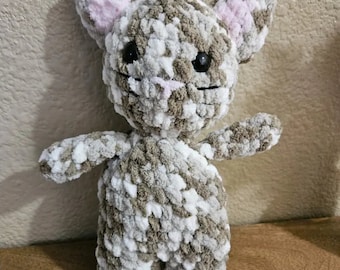 Cat crochet plush, stuffed cat,plush toy, handmade cat, crochet animals, handmade kitty, plushie