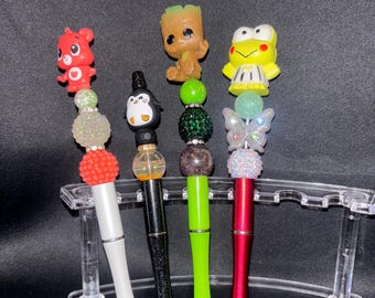 Beaded Character Pen