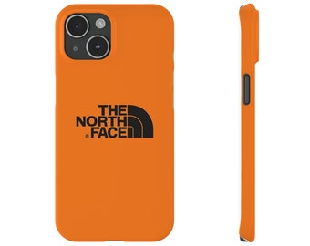 Orange NorthFace Slim Phone Case