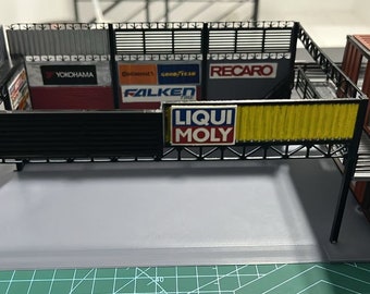 GARAGE STRUCTURE DIORAMA 1:64 stl file