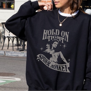 Hold On Tight Spider Monkey Crewneck