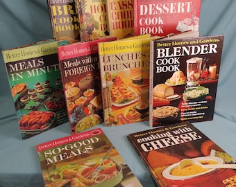 Vintage 1960&#39;s Better Homes and Gardens Cookbook Collection
