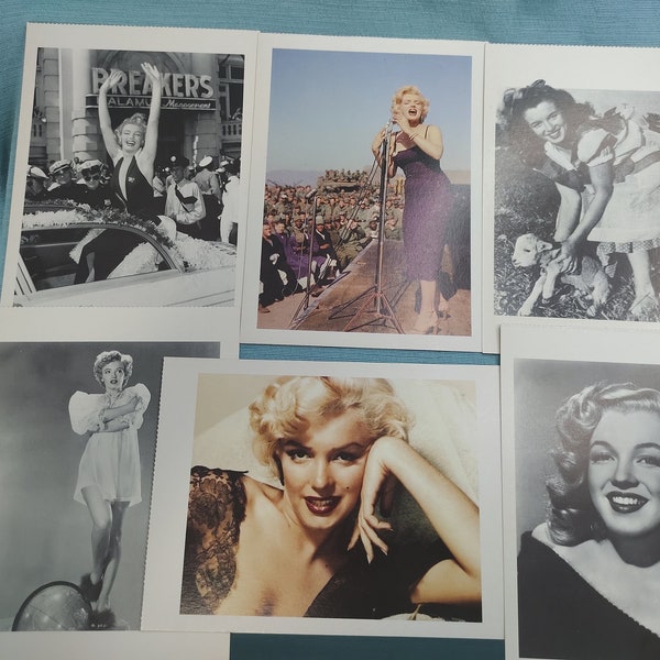 Marilyn Monroe - Vintage Photo Postcards!