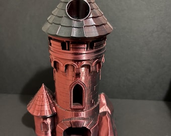 3D Printed Castle Dice Tower – Fantasy-Inspired Dice Roller for D&D and Tabletop RPGs
