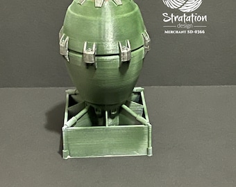 Fallout Mini Nuke Fat Man Stash Dice Box DnD